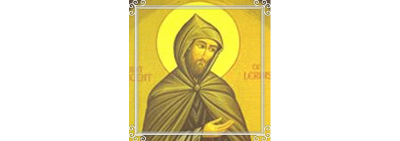 24 de maio – Santo do dia – São Vicente de Lerins, abade