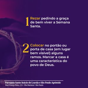 Semana Santa - 6 propostas para viver bem a Semana Santa - Clique para aumentar