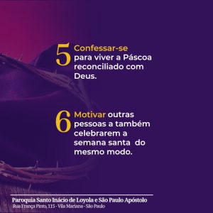 Semana Santa - 6 propostas para viver bem a Semana Santa - Clique para aumentar